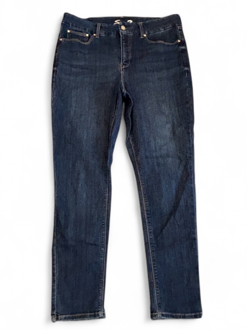 Seven7 Tummyless High Rise Skinny Jeans Size 16